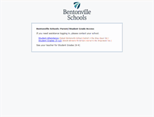 Tablet Screenshot of grades.bentonvillek12.org